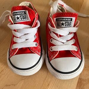 Converse Kids All Star Red Sneakers